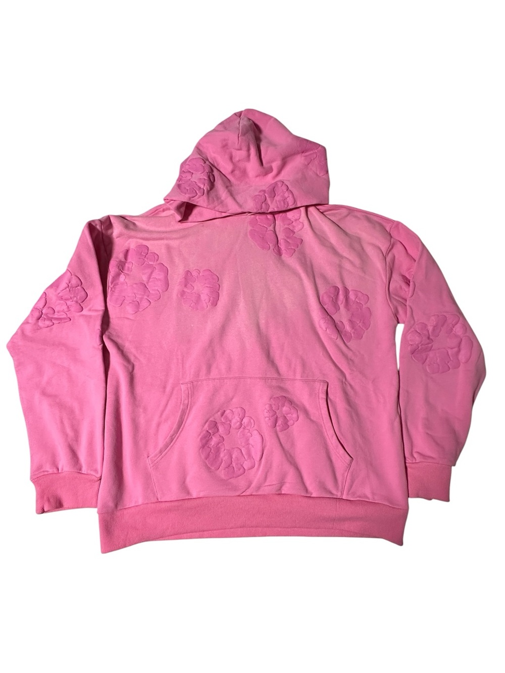 Denim Tears Pink Cotton Wreath Hoodie XL New With Tags